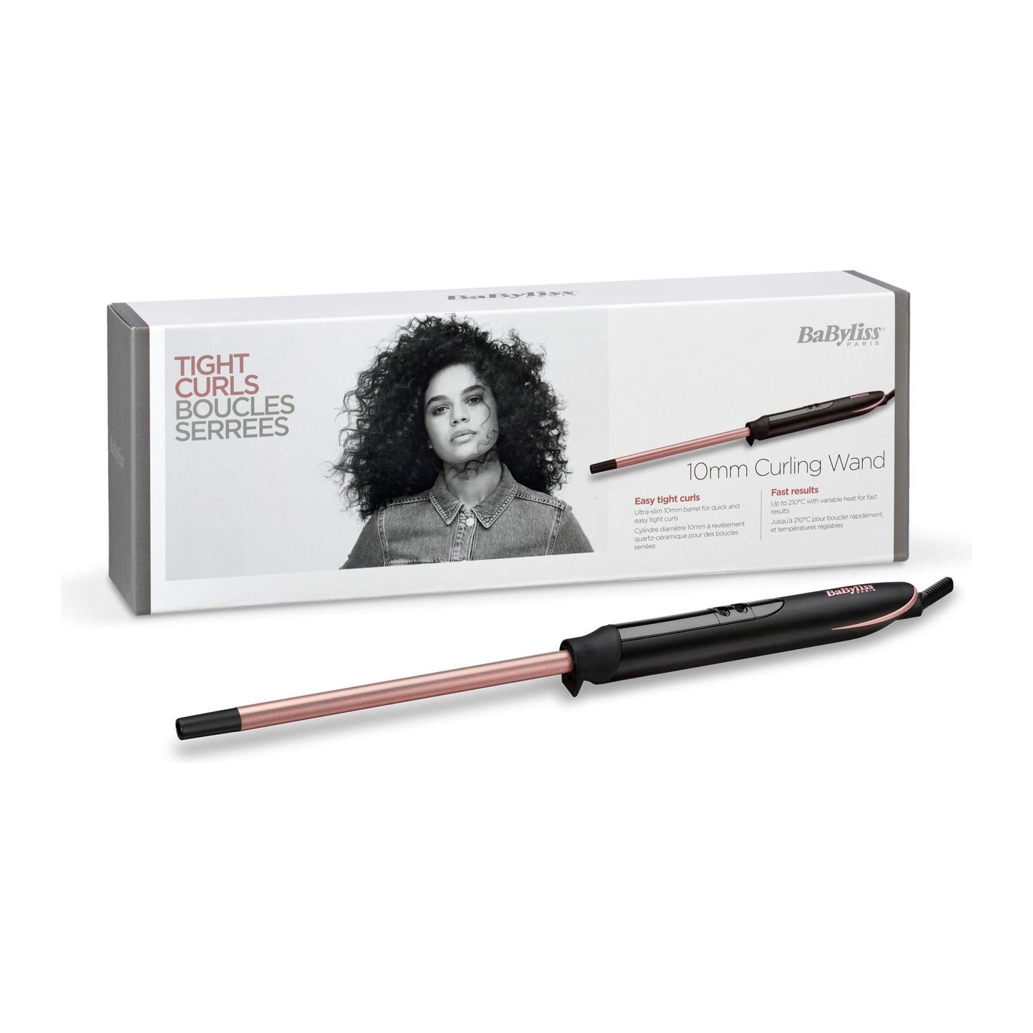 Babyliss Thin Curling Wand 10 mm