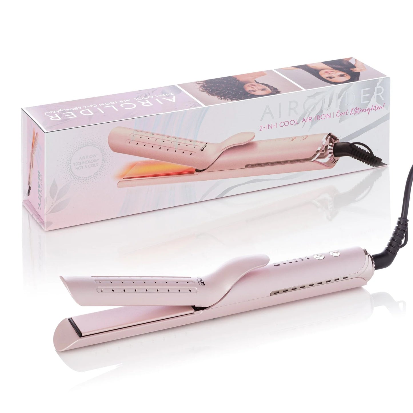 Cortex Beauty AirGlider 2-in-1 Cool Air Flat Iron/curler